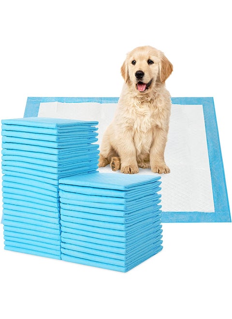 SKY-TOUCH Disposable Absorbent Quick Drying Leak-Proof Pee Pads for Potty Training for Pets, 45x60cm M - 50 Pieces