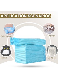 SKY-TOUCH SKY-TOUCH Disposable Absorbent Quick Drying Leak-Proof Pee Pads for Potty Training for Pets, 45x60cm M - 50 Pieces  - Image 3