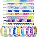 IERKEIE 16 Pcs Pop Bubble Bracelet Fidget Toys Pop Wristband Fidget Bulk Toy for Party Favors Halloween Christmas Valentine Gifts Students Gifts Easter Egg Basket Stuffer Classroom Prizes Goodie Bag for Kids - Image 2
