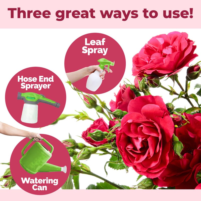 TPS NUTRIENTS Rose Bush Fertilizer, Complete Liquid Rose Bush Plant Food, 32 oz (1 Quart) - Image 4