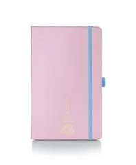 Sheaffer Sheaffer EIP Medium Notebook 90 GSM Ink Friendly with Embossed Eiffel Tower - Pink