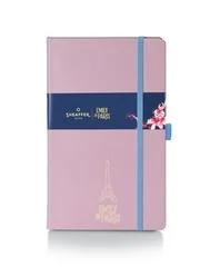 Sheaffer Sheaffer EIP Medium Notebook 90 GSM Ink Friendly with Embossed Eiffel Tower - Pink