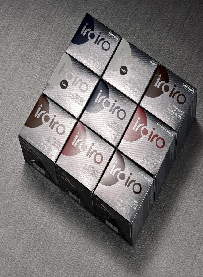 iroiro Permanent Gray Coverage Hair Color (Brown, 4.72 oz) - Image 3