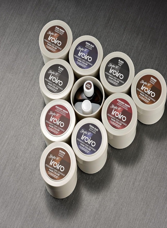 iroiro Permanent Gray Coverage Hair Color (Brown, 4.72 oz) - Image 2