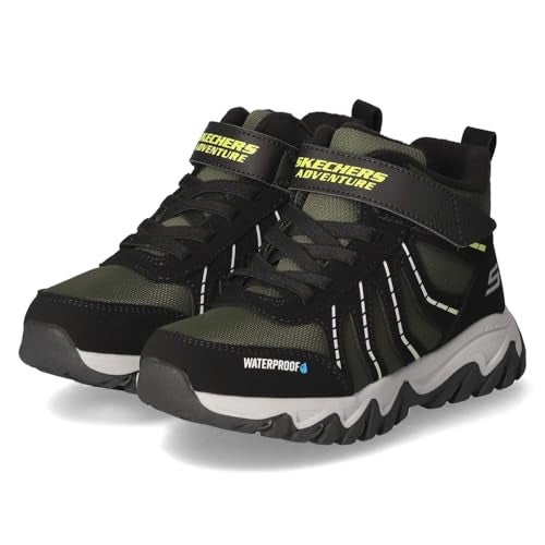 Skechers Kids Rugged Ranger Sneaker, Black/Grey, 1 Little Kid - Image 2