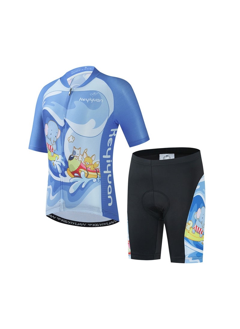 KUYING GR New Summer Outdoor Sunscreen Moisture Absorption Quick Drying Bicycle Women's Cycling Clothing Set  - Image 1