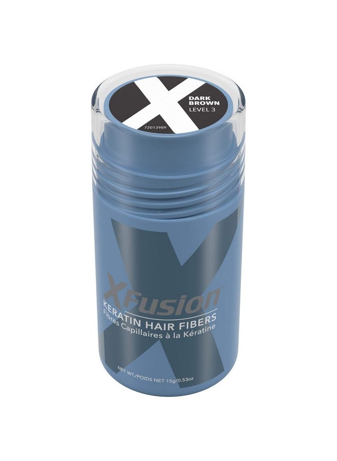 Xfusion XFusion Keratin Hair Fibers - Dark Brown (15g)  - Image 1