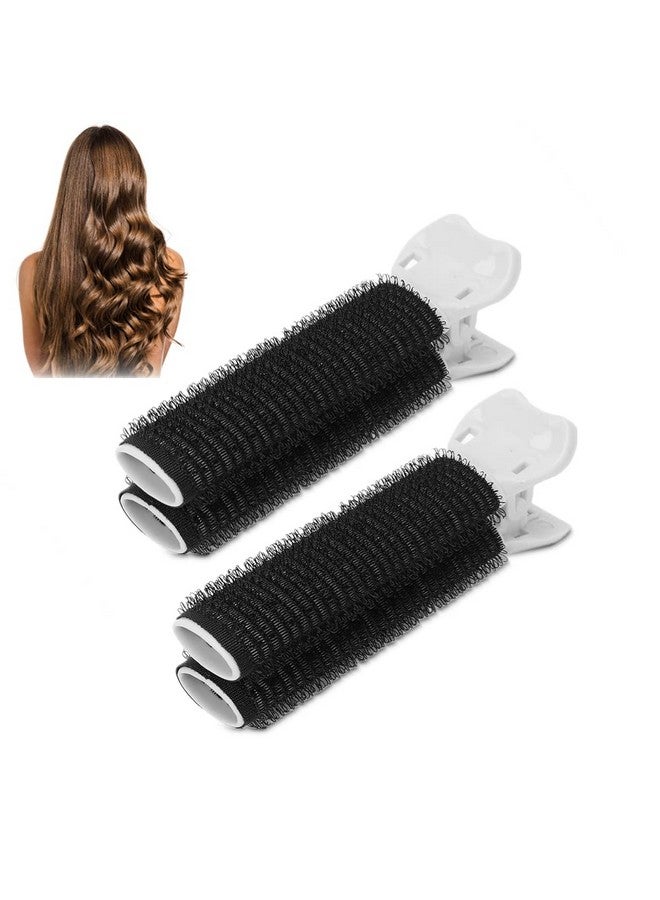 Yinhing 2 Pcs Volumizing Hair Root Clip Hair Volume Curler Clips Fluffy Hair Volumizing Clips Hair Styling Tool For Diy Curly Hair(Black) - Image 1