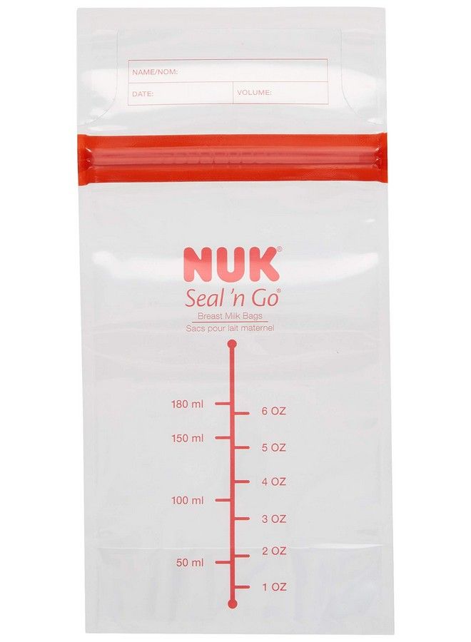 NUK Simply Natural Seal N' Go Breast Milk Bags 50Ct - Image 2