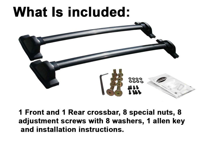 BRIGHTLINES Crossbars Roof Racks Cross Bars Replacement for 2007-2011 Honda CRV - Image 2