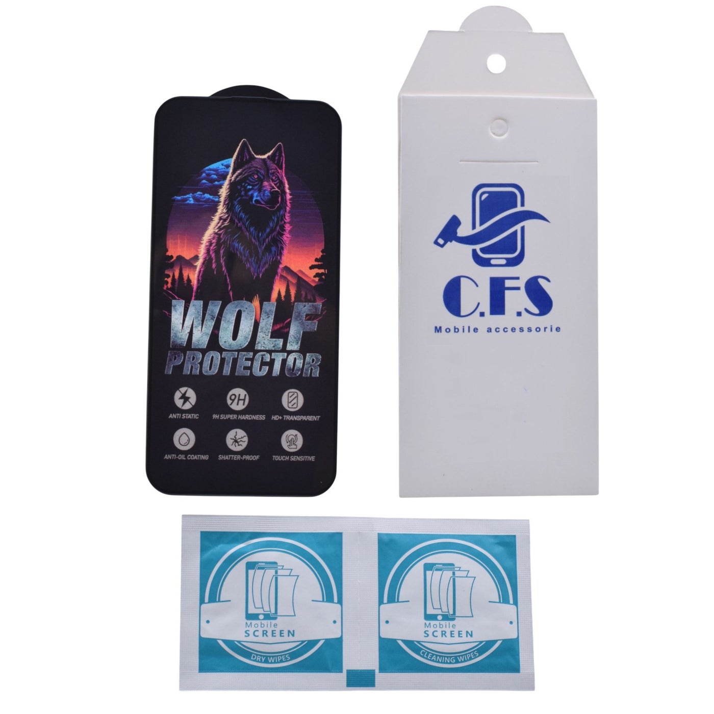 wolf Wolf Glass Screen Protector For iPhone 13 Z7BA51E686F7054740714Z