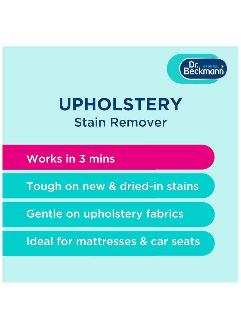 Dr. Beckmann Upholstry Stain Remover With Brush 400ml - Image 3
