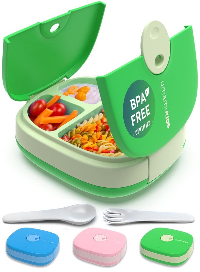 Umami Children's Bento Lunch Box with Compartments and Cutlery - Waterproof, Durable Lunch Box with Compartments, BPA Free, Ideal for Children from 3-9 Years, Microwave Compatible Lunch Box - Image 1