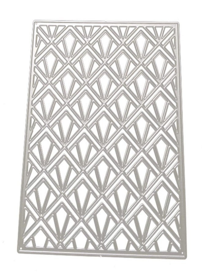Ammsochy Christmas Border Background Cut Dies DIY Crafts for Paper Card Making Metal Scrapbooking Cutting Tools Album Arts Embossing Template 4.5X5.7IN (Décor Frame D) - Image 2
