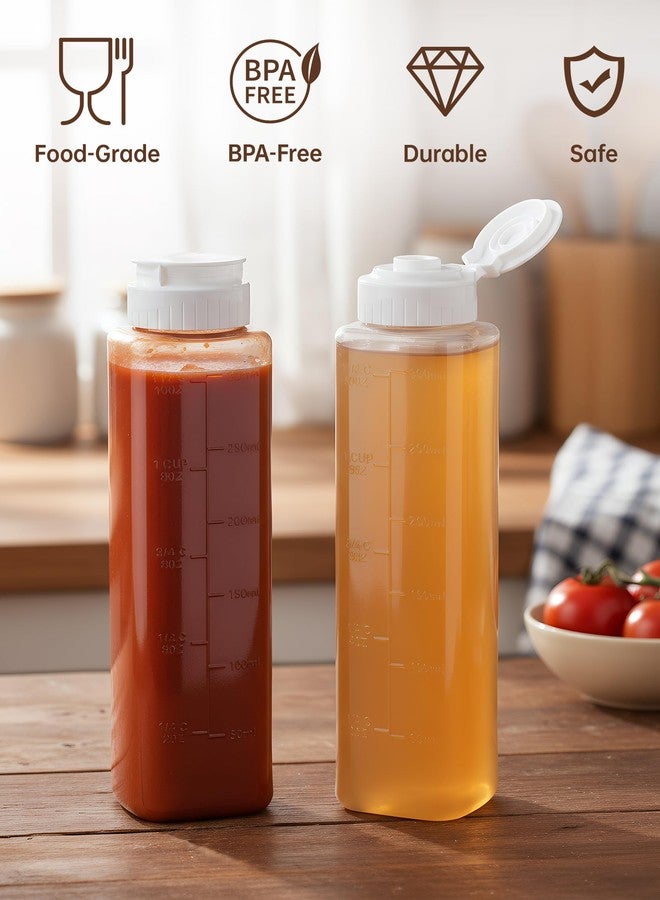NiHome No Drip Honey Dispenser, 10 oz BPA-Free - Superior Leak-Proof Design Ensures Precise, Mess-Free Pouring with a Simple Squeeze. Perfect for Honey, Syrup, Ketchup & More (1PCS) - Image 3
