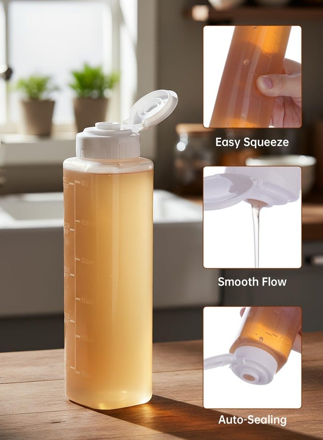 NiHome No Drip Honey Dispenser, 10 oz BPA-Free - Superior Leak-Proof Design Ensures Precise, Mess-Free Pouring with a Simple Squeeze. Perfect for Honey, Syrup, Ketchup & More (1PCS) - Image 2
