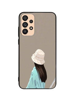 Protective Case Cover For Samsung Galaxy A23 Brown Hat Girl Design Multicolour