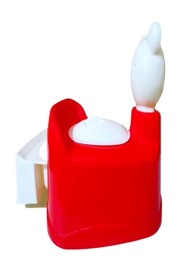 MOLTRES - POPPINS Baby Potty Training Toilet Seat with Removable Tray, Lid For Boy And Girl Kids (Age 6 Mths to 3 Year) Potty Seat/Potty Box (Red) - Image 4