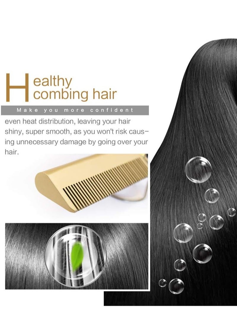 Hair Straightener Flat Irons Straightening Brush Hot Heating Comb Hair Straight Styler Corrugation Curling Iron Hair Curler Comb - Image 4