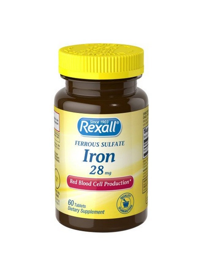 Rexall Ferrous Sulfate Iron 28 Mg - Tablets, 60 Ct