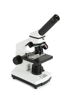 Celestron – Celestron Labs – Monocular Head Compound Microscope – 40-800x Magnification – Adjustable Mechanical Stage – Includes 2 Eyepieces and 10 Prepared Slides  - Image 2