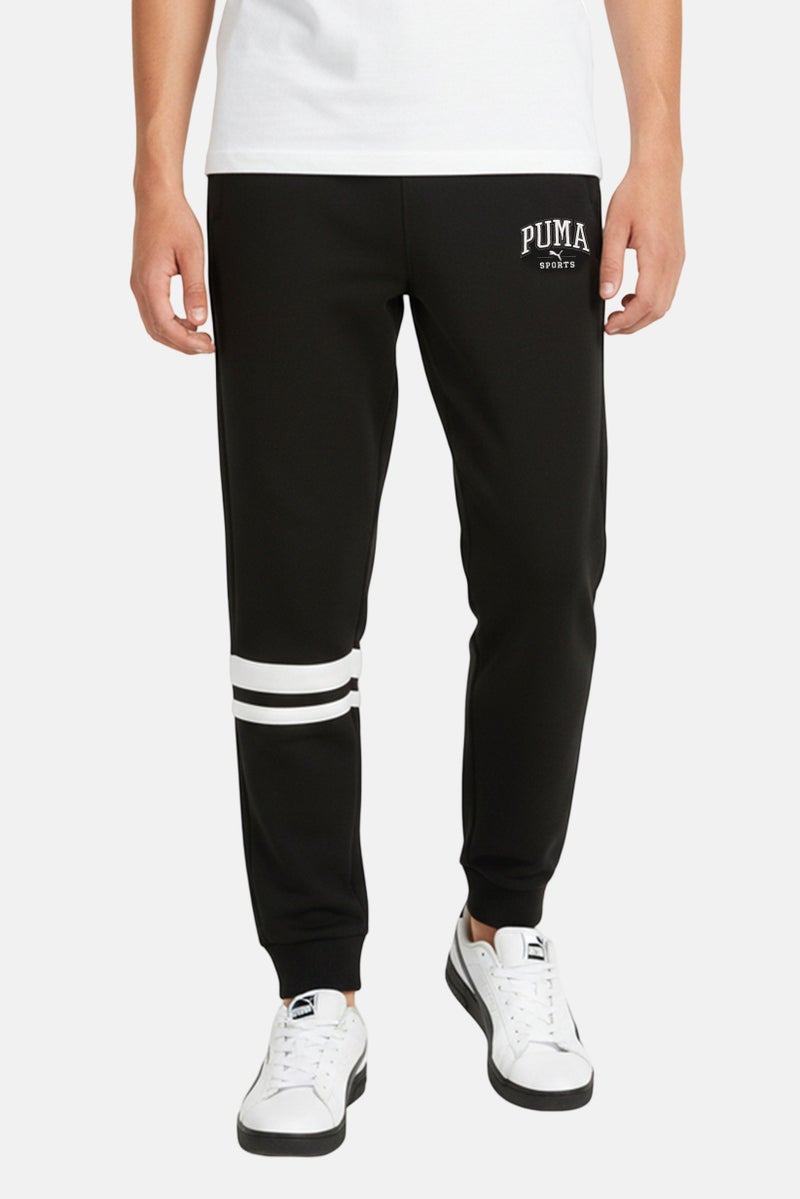 PUMA Kids Boy Drawstring Outdoor Sweatpants, Black - Image 1