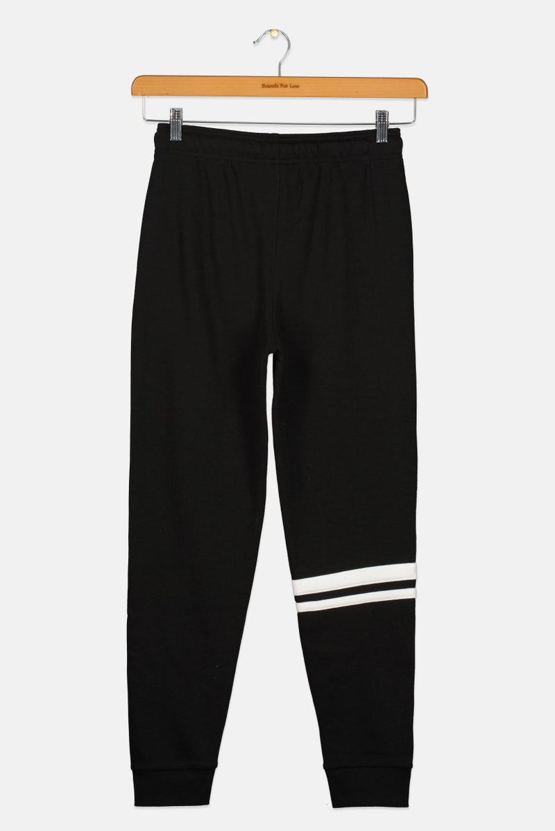 PUMA Kids Boy Drawstring Outdoor Sweatpants, Black - Image 3