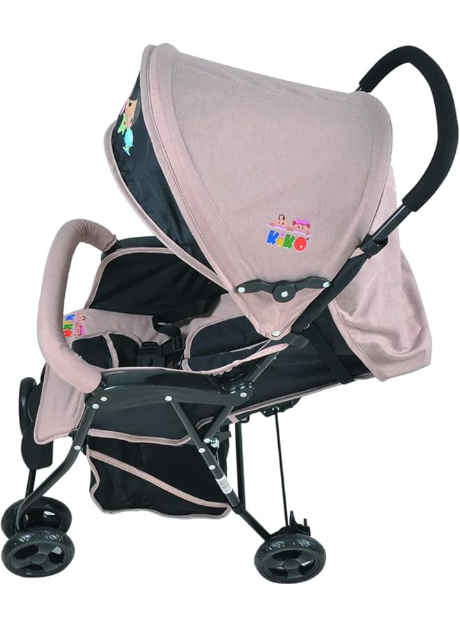 Kiko Stroller For Newborn Baby Beige - Image 3