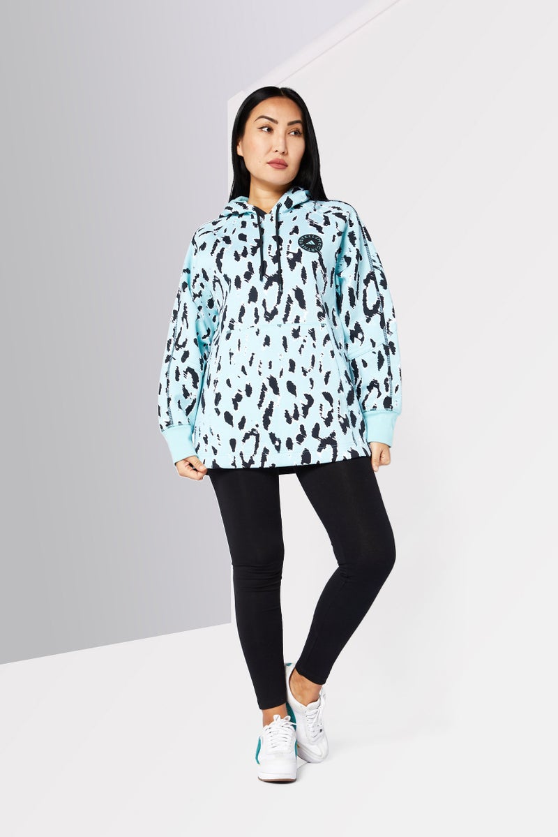 Adidas by Stella McCartney Women Sport Fit Long Sleeve Training Sweatshirt, Splash - Image 2