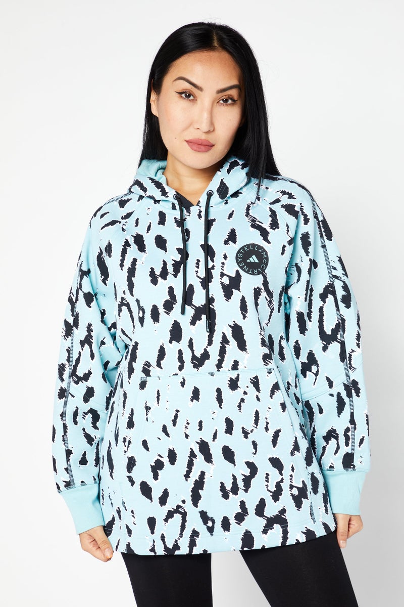 Adidas by Stella McCartney Women Sport Fit Long Sleeve Training Sweatshirt, Splash - Image 1