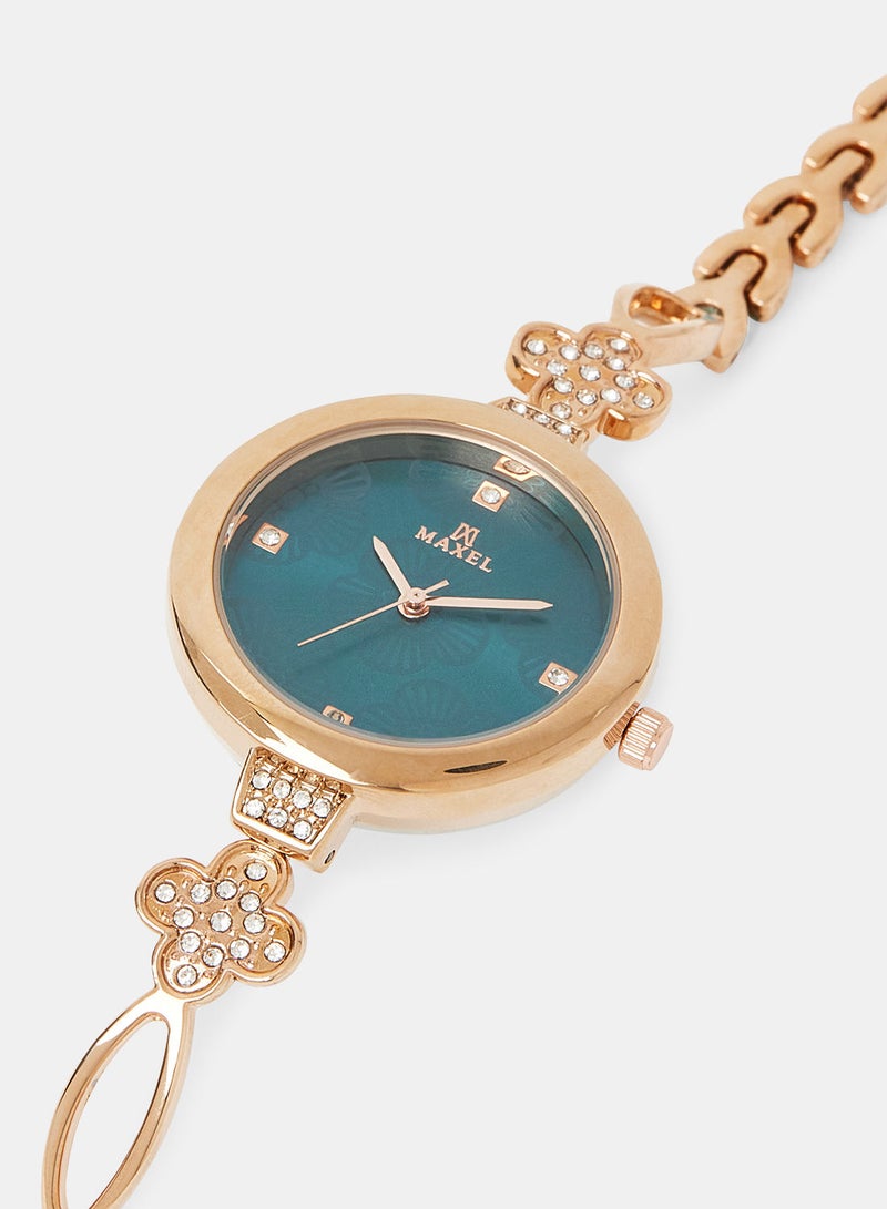 Maxel Women's Quartz Classic Fashion Analog Wrist Watch MX459 - 28mm - Image 2