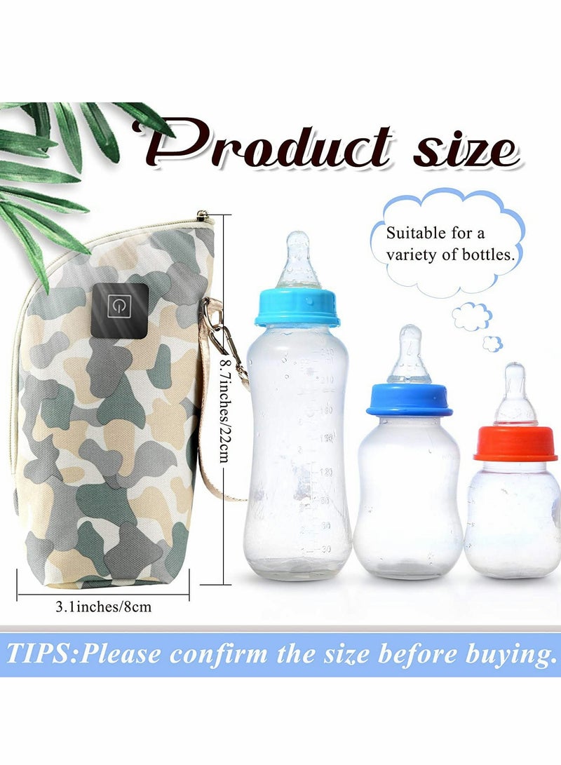 Portable Baby Bottle Warmer Insulation Cover, USB Powered Milk Warmer for Indoor and Outdoor Use, Ideal for Traveling and Driving - Image 2