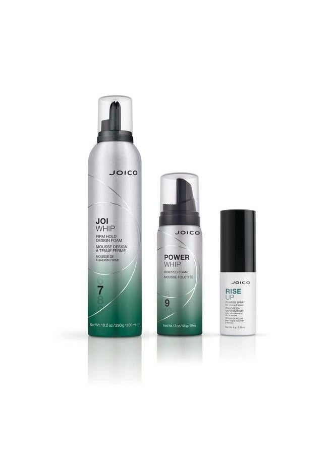 JOICO Power Whip Whipped Foam | For Most Hair Types | Add Volume & Body | Thermal Heat Humidity & Pollution Protection | Boost Shine | Control Frizz & Flyaways | Silicone & Paraben Free | 1.7 Fl Oz  - Image 5