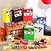 Resholder 24 Guests 192 Pcs Ninja Party Favors Include Ninja Paper Bags Bouncy Balls Throwing Favors Flying Slingshot Headbands Silicone Bracelets Keychains Stickers for Birthday Party Supplies - Image 4