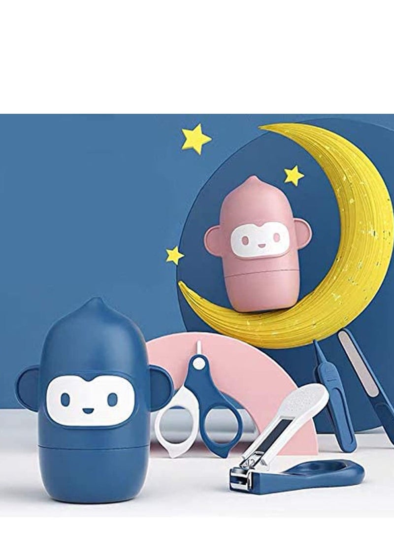 Zikra Baby Nail Kit, 4-in-1 Baby Nail Care Set, Baby Manicure Kit and Pedicure kit, Baby Nail Clippers, Scissor, Baby Nail File & Tweezer for Baby Boy and Baby Girl, Baby Grooming Kit (Pink) - Image 3