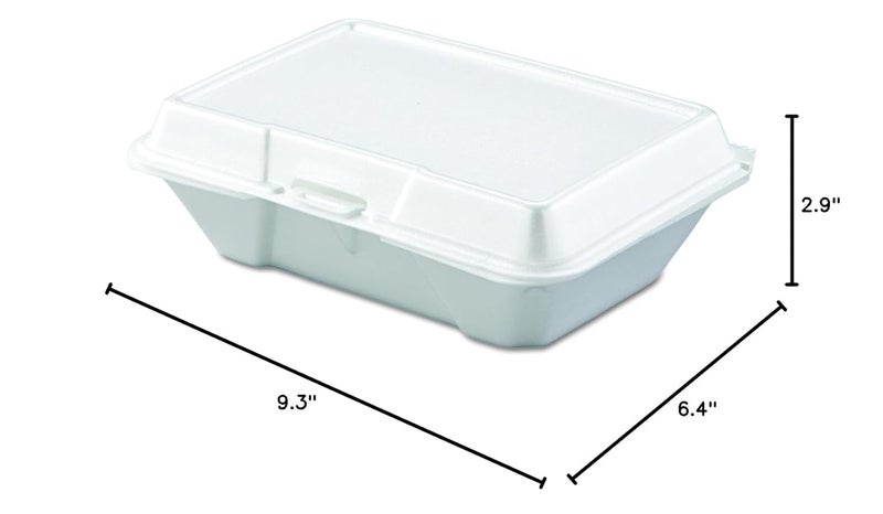 DART 205HT1 All Purpose Perforated Foam Hinged Container, 9 X 6 Inches (Case of 200) - Image 4