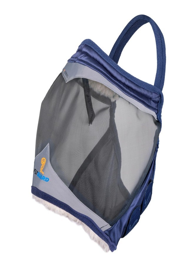 شيريس قناع الذباب بدون أذن من شايرز فلاي جارد برو ذو الشبكة الدقيقة - مقاس صغير | بوليستر خفيف الوزن للحماية من الذباب والحشرات | شبكة دقيقة تسمح بالتهوية للاستخدام في المراعي والإسطبلات | لون كحلي - Image 3