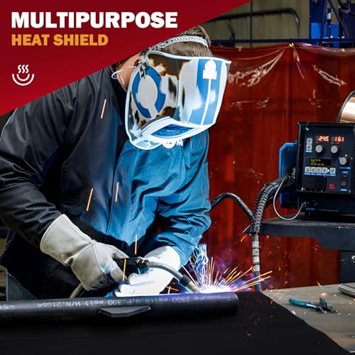 kanhiro Carbon Felt Welding Blanket Fireproof - 2 Packs 20" X 36" Heat Resistant Fabric 1800°F High Temp Insulation Pad, Flame Retardant Protective Mat for Soldering Welding Brazing Plumbing - Image 5