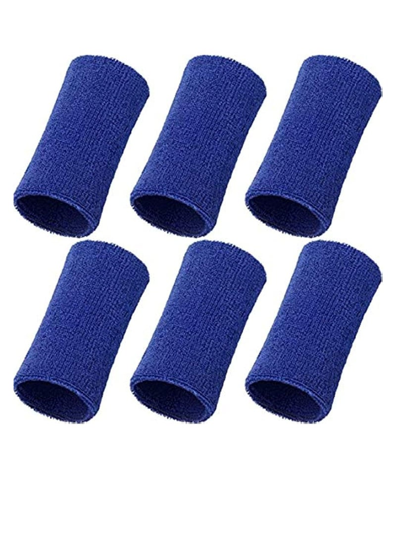 إسكدنيا 6 بوصة من الحزام العرقي للرياضة، حزامات الكوع الخيطية القابلة للتمدد من القطن لكرة القدم، الكرة السلة، الجري - Image 1