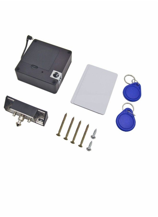 Generic - Electronic Cabinet Lock Kit Set Hidden DIY Lock for Wooden Cabinet Drawer Locker RFID Card Tag Entry - Image 1