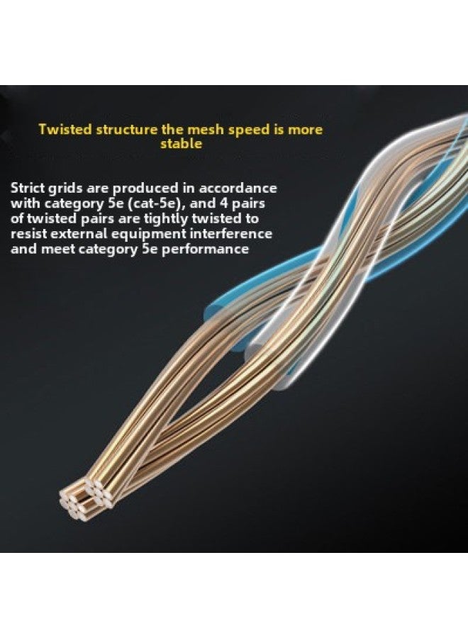 Feinier 1.5M 3M 5M Network Cable Notebook Desktop High-speed Network Jumper Super Five Types Of Finished Network Cable-Color:3m Network Cable  - Image 3