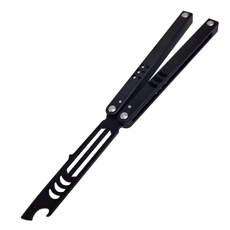 Yapi Workshop Little Shark Butterfly Exercise Knife Shaft Set Safe Version Fantasy Training Knife Bottle Cutter Not Bladed Black