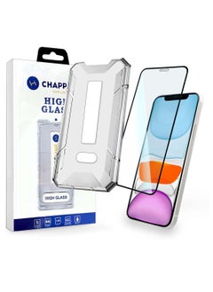 CHAPPELINE Apple iPhone 11 2019 / Apple iPhone XR 2018 Next Generation A++ Quality High Glass Screen Protector with Auto Alignment Frame Easy Installation, Bubble Free, Tempered Glass HD Clear, Anti-Scratch, Anti-Spy Flim, Anti-Fingerprint - Clear/Black - pzsku/Z7BA6855534587FFBF001Z/45/_/1727454438/00652dbb-4f61-4a86-9f26-8a4248fa6e71