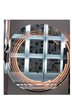 ماركة غير محددة مراية حمام بإضاءة LED – زجاج 6 ملم – مقاس 60×80 سم – إضاءة لون أصفر – تصميم عصري أنيق  - Image 2