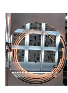 ماركة غير محددة مراية حمام بإضاءة LED – زجاج 6 ملم – مقاس 60×80 سم – إضاءة لون أصفر – تصميم عصري أنيق  - Image 5