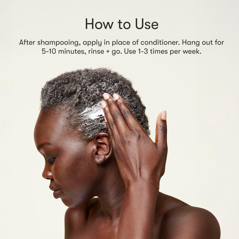 Odele Moisture Hair Mask, Conditioner Treatment with Jojoba and Argan Oils for All Hair Types + Textures, 8 Fl Oz - Image 5