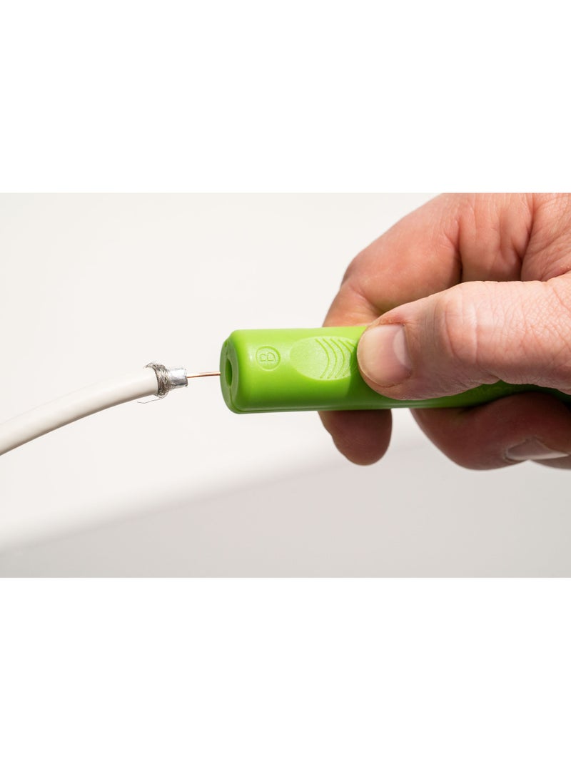 Weicon Coax Stripper No. 2 Green Line | Sustainable Raw Materials | Stripping 4.8 - 7.5 mm Coaxial Cables - Image 5