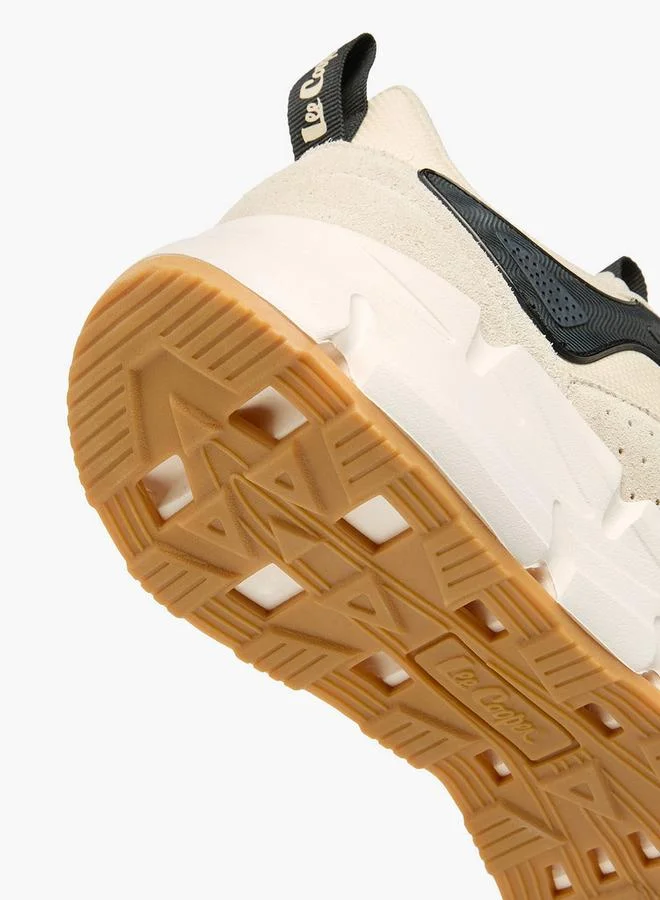 Lee Cooper BEIGE Men Panelled Ankle Sneakers for Men | Best Price UAE