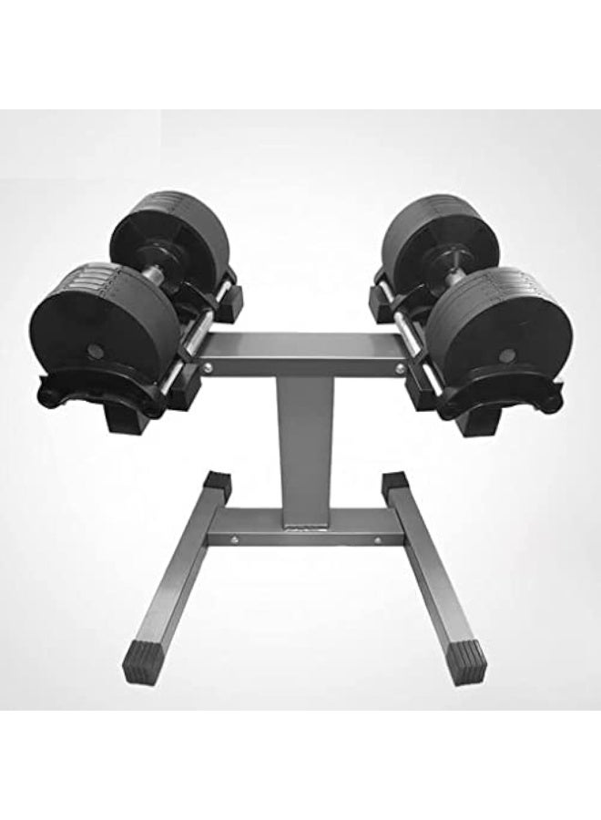 Marshal Fitness Weight Lifting Dumbbells Quickly Adjustable Dumbbells In 1 Second, Men's Home Fitness Equipment, With Dumbbell Rack - Image 1