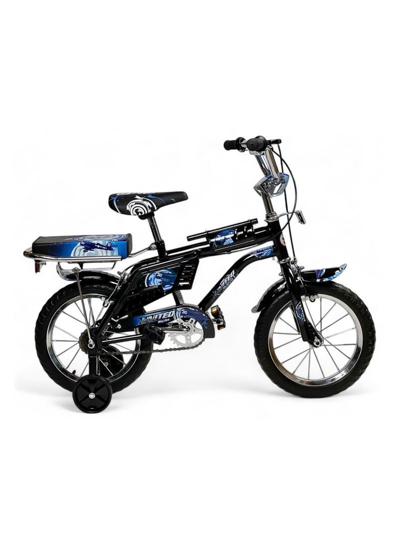 AF BABY United - 12-Inch Kids Bicycle with Training Wheels, Sturdy Frame, Front Basket, and Comfortable Seat – Safe, Fun, and Colorful Ride for Toddlers and Little Adventurers - Image 1